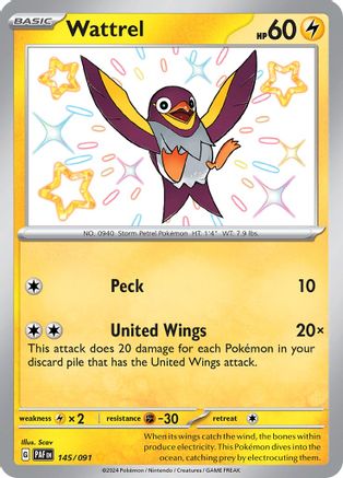 Wattrel - SV: Paldean Fates #145