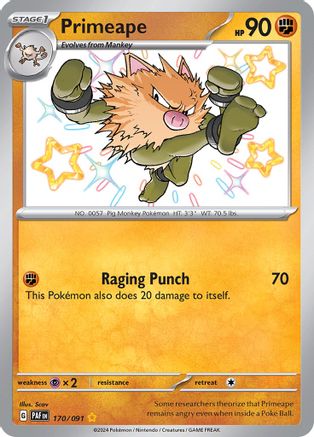 Primeape - 170/091 - SV: Paldean Fates #170