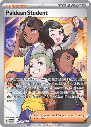 Paldean Student - 231/091 - SV: Paldean Fates #231
