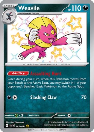 Weavile - SV: Paldean Fates #183