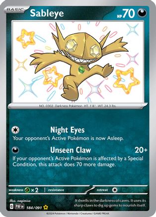Sableye - SV: Paldean Fates #184