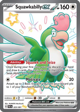 Squawkabilly ex - 223/091 - SV: Paldean Fates #223