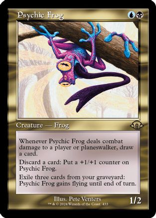 Psychic Frog (Retro Frame) - Modern Horizons 3 #433