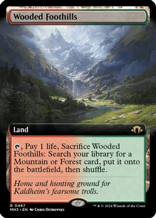 Wooded Foothills (Extended Art) - Modern Horizons 3 #467