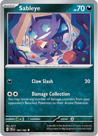 Sableye - SV05: Temporal Forces #107