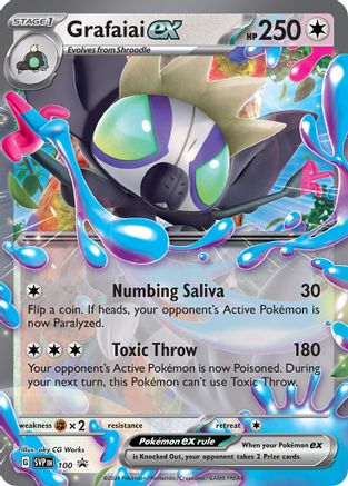 Grafaiai ex - 100 - SV: Scarlet & Violet Promo Cards #100