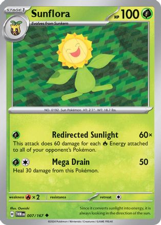 Sunflora - 007/167 - SV06: Twilight Masquerade #007