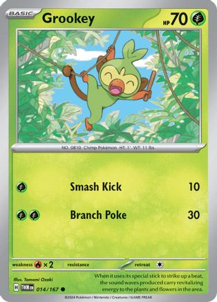 Grookey - SV06: Twilight Masquerade #014