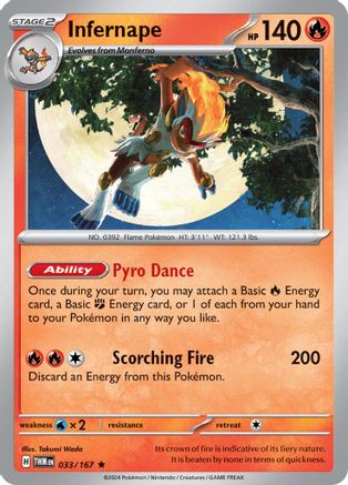 Infernape - 033/167 - SV06: Twilight Masquerade #033