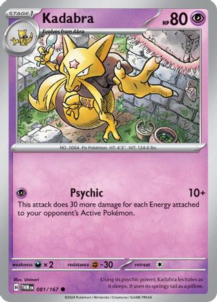 Kadabra - SV06: Twilight Masquerade #081