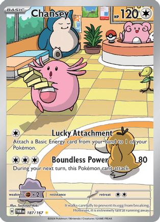 Chansey - 187/167 - SV06: Twilight Masquerade #187