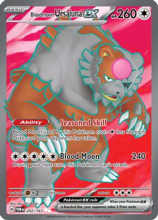 Bloodmoon Ursaluna ex - 202/167 - SV06: Twilight Masquerade #202