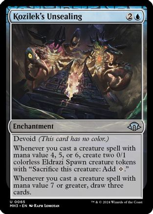 Kozilek's Unsealing - Modern Horizons 3 #65