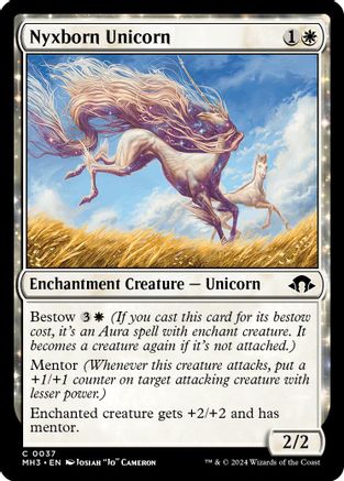 Nyxborn Unicorn - Modern Horizons 3 #37