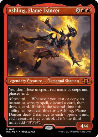 Ashling, Flame Dancer (Foil Etched) - Modern Horizons 3 #481