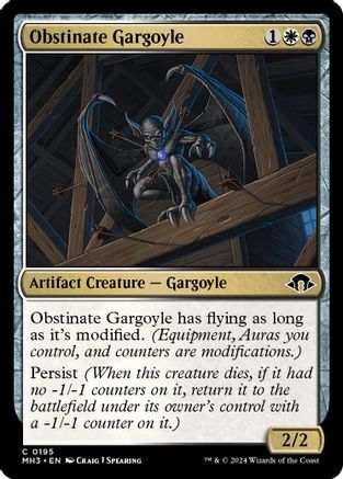 Obstinate Gargoyle - Modern Horizons 3 #195