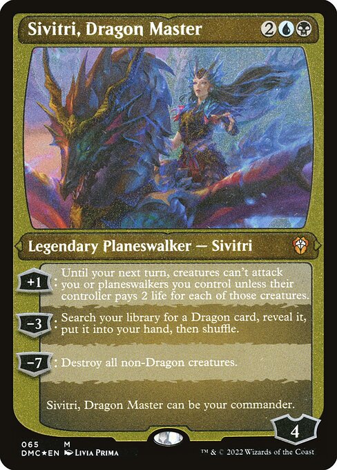 Sivitri, Dragon Master - (dmc-65) - Near Mint (*Foil )