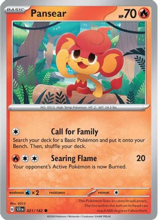 Pansear - SV07: Stellar Crown #021