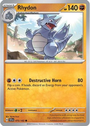 Rhydon - SV07: Stellar Crown #075