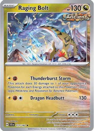 Raging Bolt - SV07: Stellar Crown #111