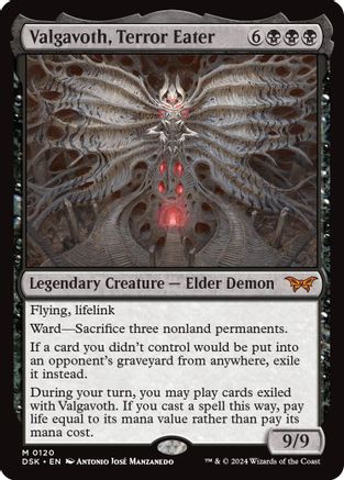 Valgavoth, Terror Eater - Duskmourn: House of Horror #120