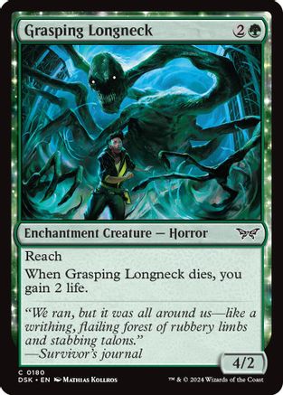 Grasping Longneck - Duskmourn: House of Horror #180