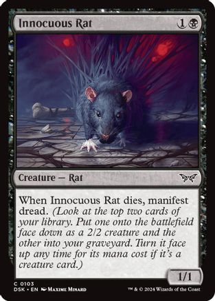 Innocuous Rat - Duskmourn: House of Horror #103