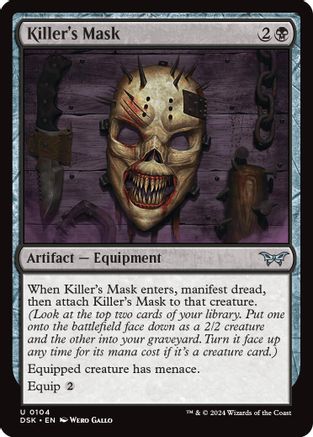 Killer's Mask - Duskmourn: House of Horror #104