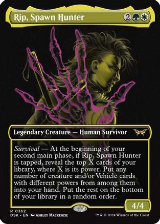 Rip, Spawn Hunter (Showcase) - Duskmourn: House of Horror #362