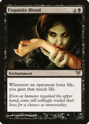 Exquisite Blood - Avacyn Restored #102