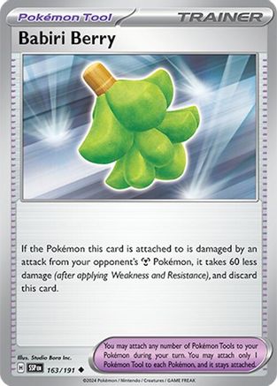Babiri Berry - SV08: Surging Sparks #163