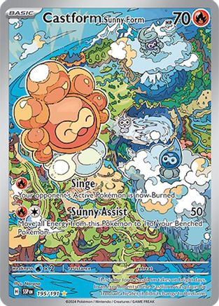 Castform Sunny Form - 195/191 - SV08: Surging Sparks #195