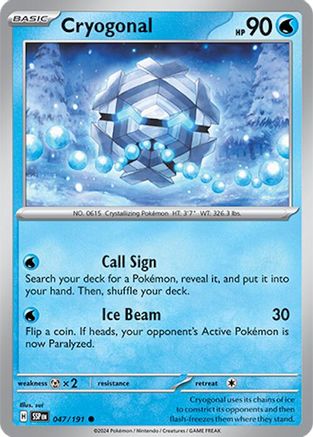 Cryogonal - SV08: Surging Sparks #047