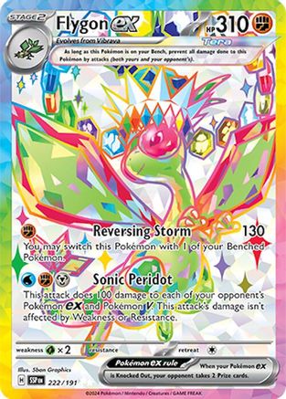 Flygon ex - 222/191 - SV08: Surging Sparks #222
