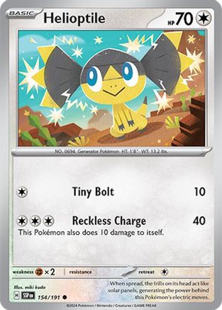 Helioptile - SV08: Surging Sparks #154