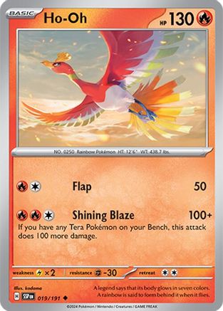 Ho-Oh - SV08: Surging Sparks #019