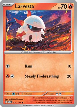 Larvesta - 024/191 - SV08: Surging Sparks #024