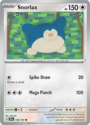 Snorlax - SV08: Surging Sparks #144