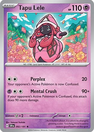 Tapu Lele - SV08: Surging Sparks #092