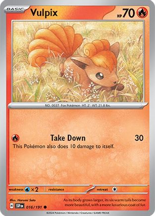 Vulpix - SV08: Surging Sparks #016