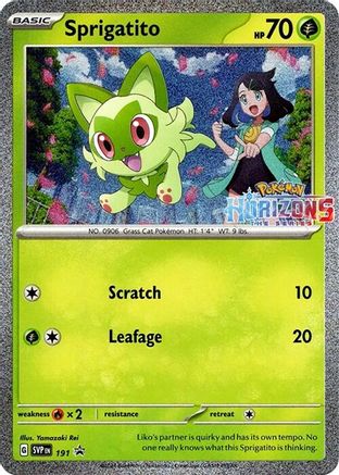 Sprigatito - 191 - SV: Scarlet & Violet Promo Cards #191