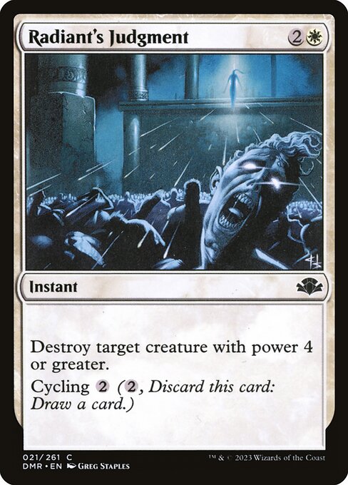 Radiant's Judgment — DMR — 21