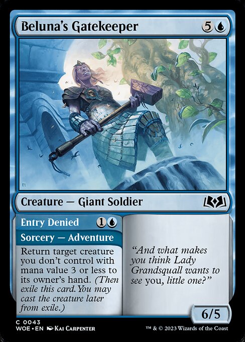 Beluna's Gatekeeper // Entry Denied — WOE — 43