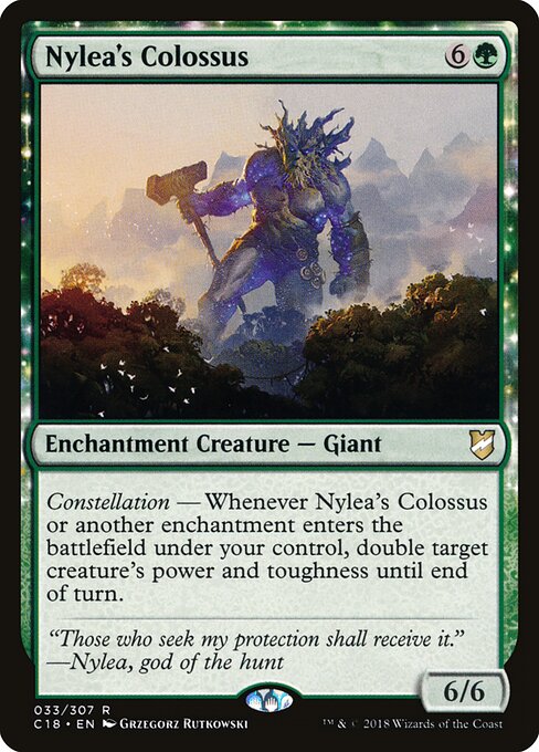 Nylea's Colossus - (c18 Commander 2018-33)