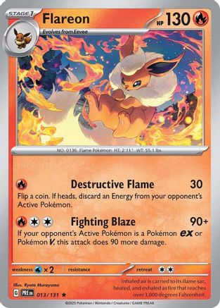 Flareon - SV: Prismatic Evolutions #013