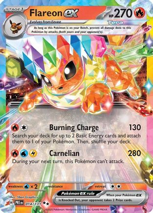 Flareon ex - 014/131 - SV: Prismatic Evolutions #014