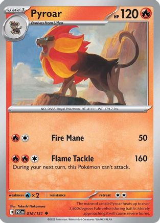 Pyroar - SV: Prismatic Evolutions #016