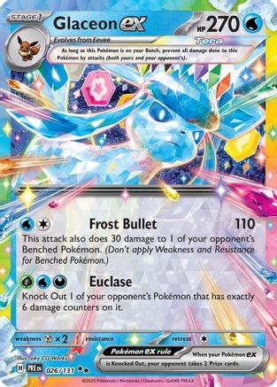 Glaceon ex - 026/131 - SV: Prismatic Evolutions #026