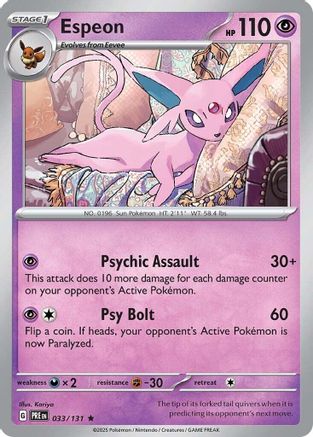 Espeon - SV: Prismatic Evolutions #033
