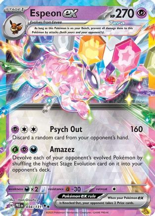 Espeon ex - 034/131 - SV: Prismatic Evolutions #034